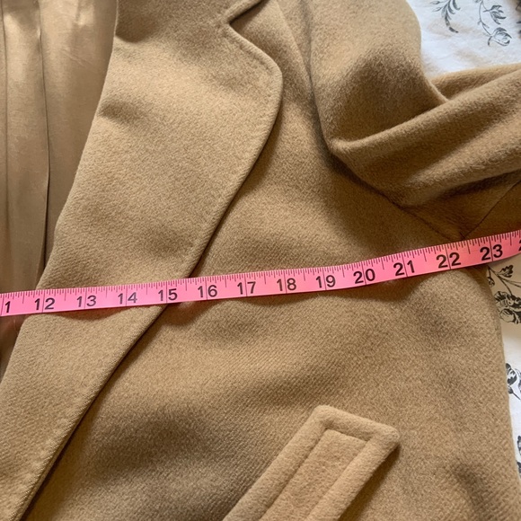 Vintage camel hair wrap coat - Picture 8 of 14